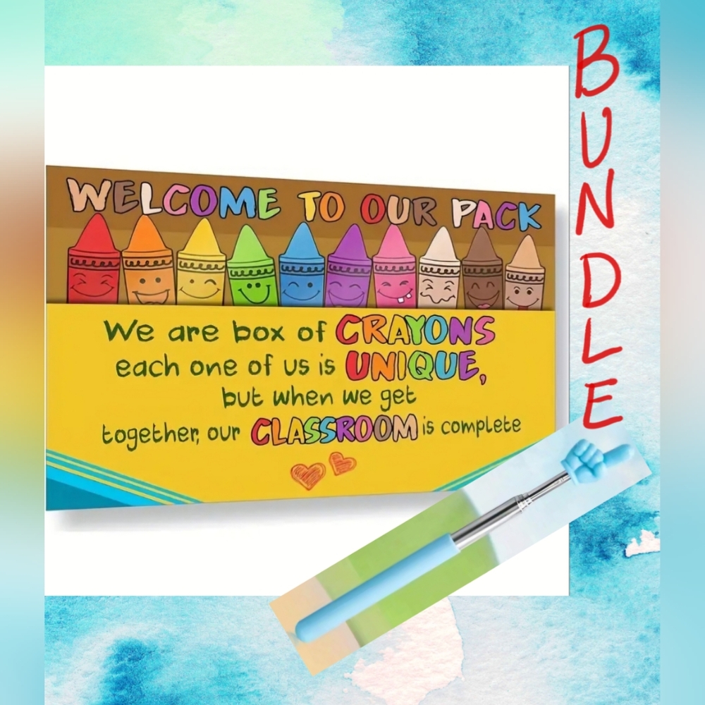 Teacher Classroom Bundle 2pcs NIP